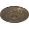 Ekena Millwork Alexa Ceiling Medallion (Fits Canopies up to 2 7/8"), Hand-Painted Warm Silver, 20 1/2"OD x 1 7/8"P CM20ALWSS - alternate 3
